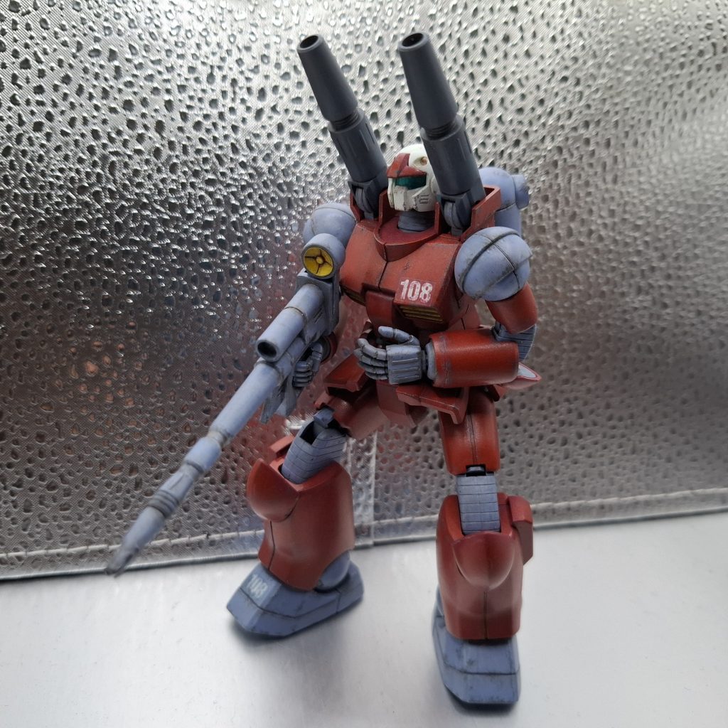 スミイレはいつものマホガニー。頭部のバルカンはカッパー。