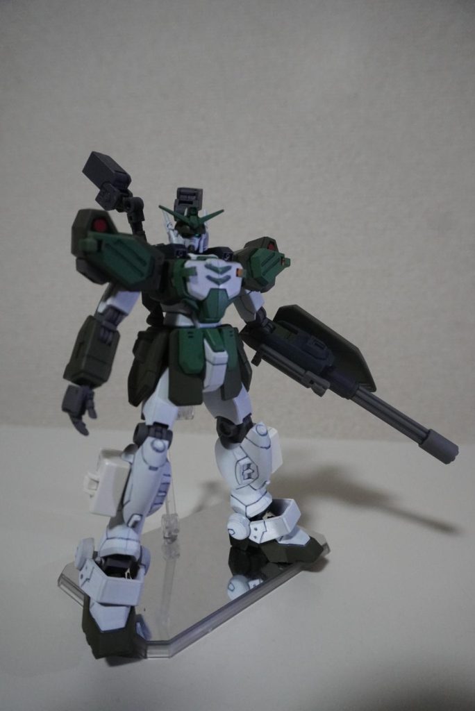通常形態。 ガンスタで見かけたヘビーアームズが、カッコよかったのでパク…(;´д`)ではなくてリスペクトして真似してみました汗(パクリという名の劣化版)