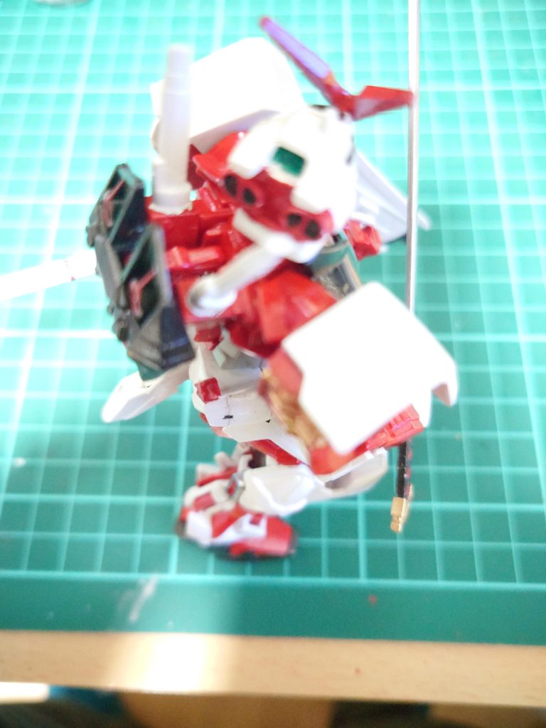 塗膜が厚くサーベルは抜けなくなりましたー笑刀で頑張ります( ´･ω･` )