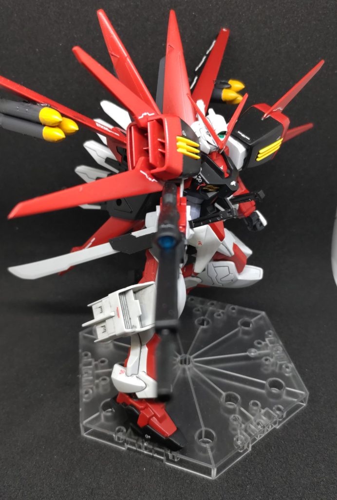 ビームライフルのサイトには、30ＭＭのカスタマイズマテリアル(3Dレンズシール）を使用デカール はフォースインパルス