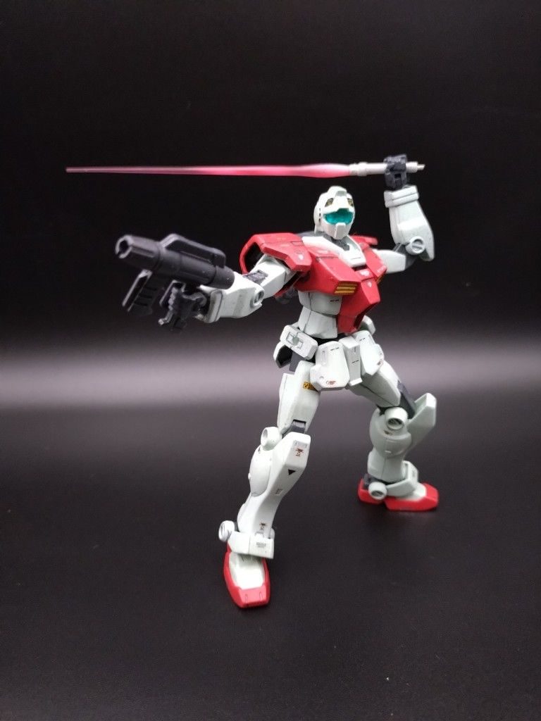 ビームサーベルマゼンダと蛍光ピンクでグラデーション軽く入れてあります。