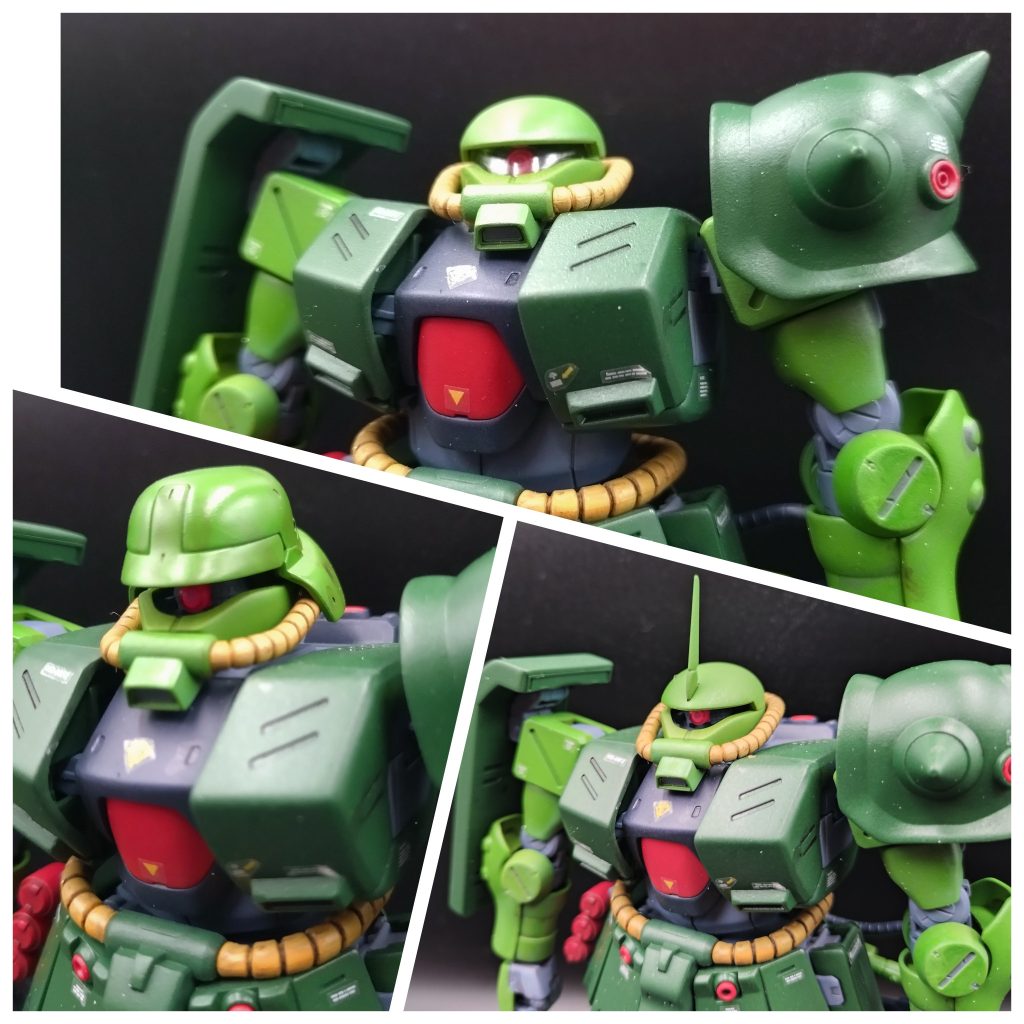 頭部は3タイプ。ノーマル、指揮官用、B型