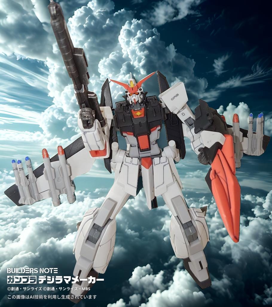 こうして見るとゼータガンダムに見えないこともない…個人の感想です 後日、必ずや残りのパーツも完成させて、飛行機形態もアップしたいですね  最後まで御覧頂きありがとうございます