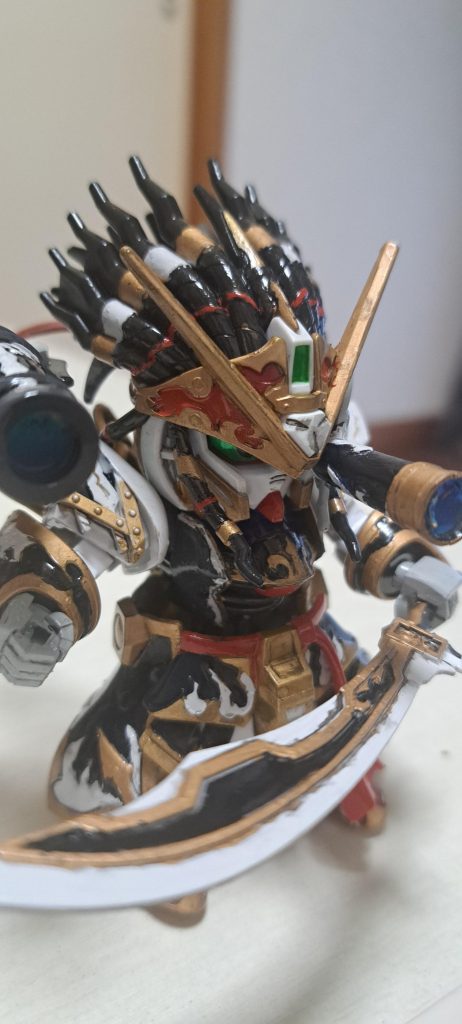 横着をお手軽にという言い訳に、マスキングは一切なし。なのでハミ出しは老眼だから仕方ないさと言い訳。広い心で。