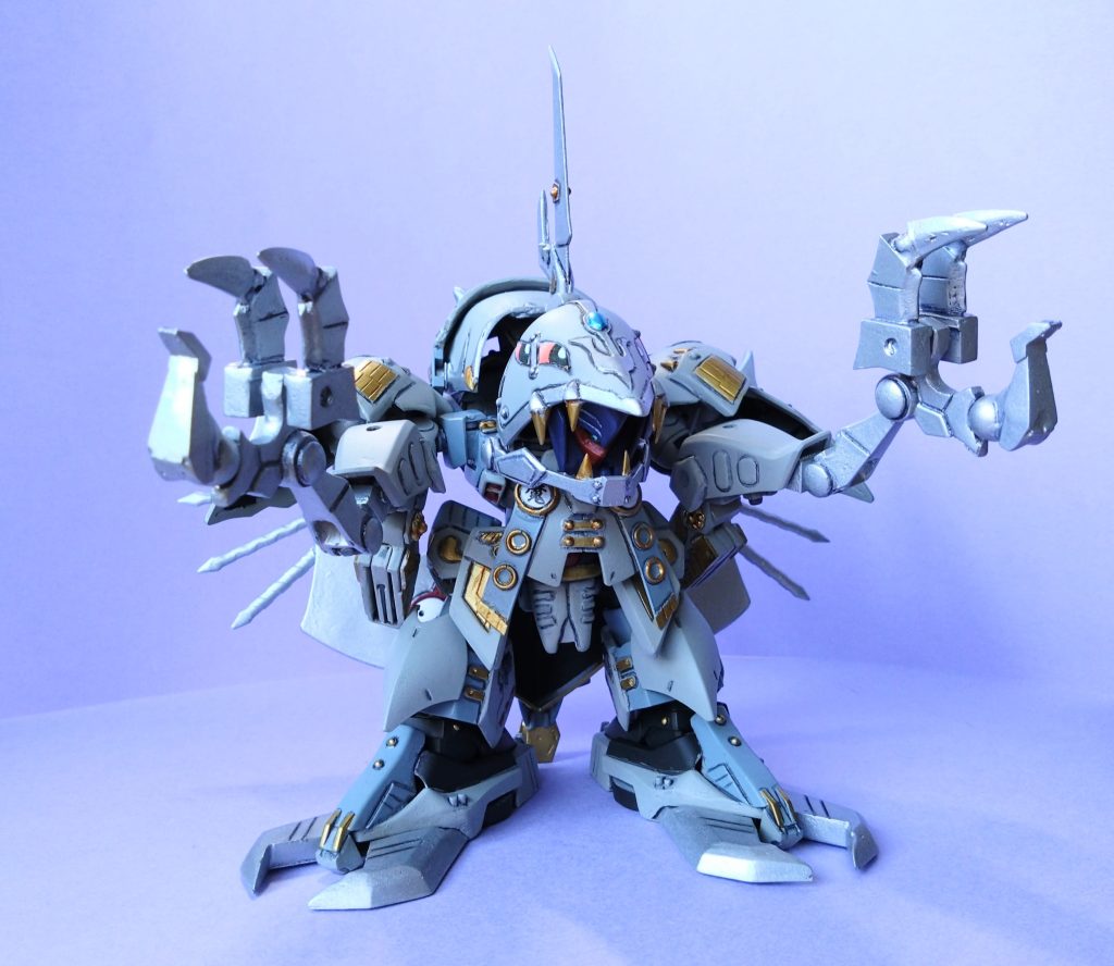 見た目通り、質量を使った巨大な爪による攻撃と。神通力による雷撃を爪と角から放つことが可能。 