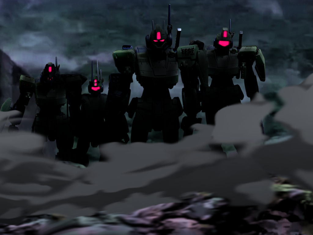 オマケの後には必ずオマケが来る… ↓アンタレス隊の夏休み~☀️🌊地球に降りてから今の話に入る前の休息の風景です、彼ら0080.5月に任務開始したので地球で初めての夏です。