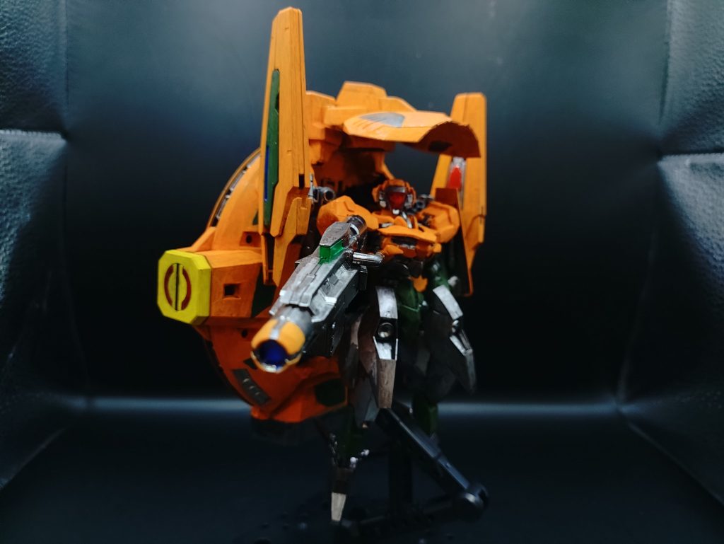 ◯大型ビームライフルアッシマーのために作成された試作大型ライフル。ライフルにもエネルギーパックを取り付け可能で、機体のエネルギーを使用しなくても射撃可能。