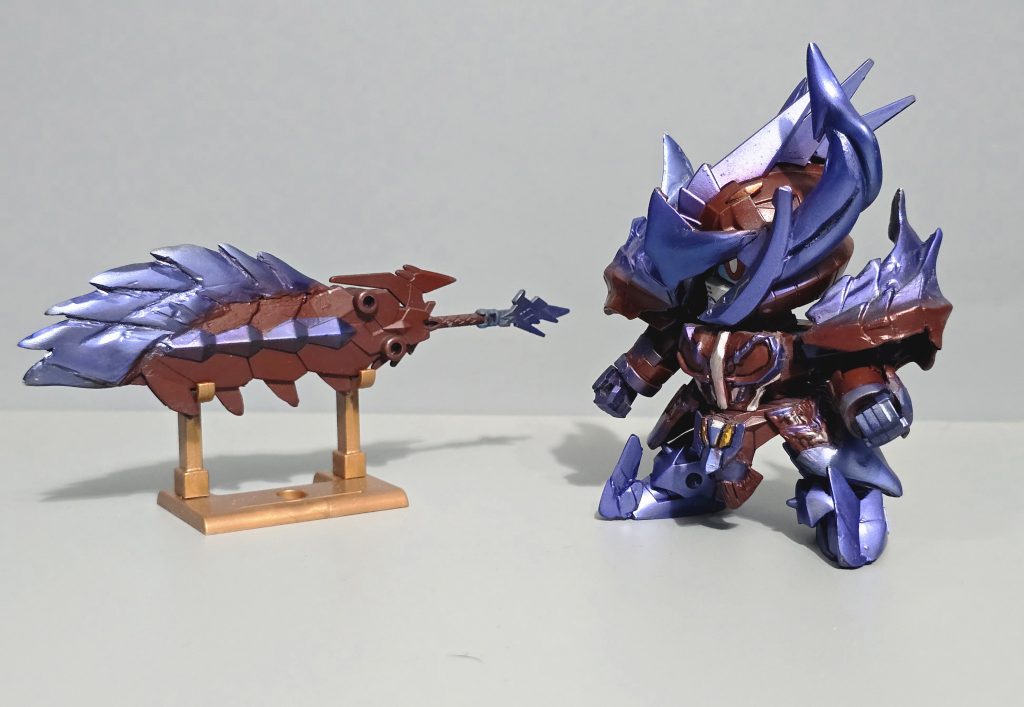 灼熱の刃 ディノバルドハンター ゼロガンダム–4枚目/制作者：昨日の 🎈W