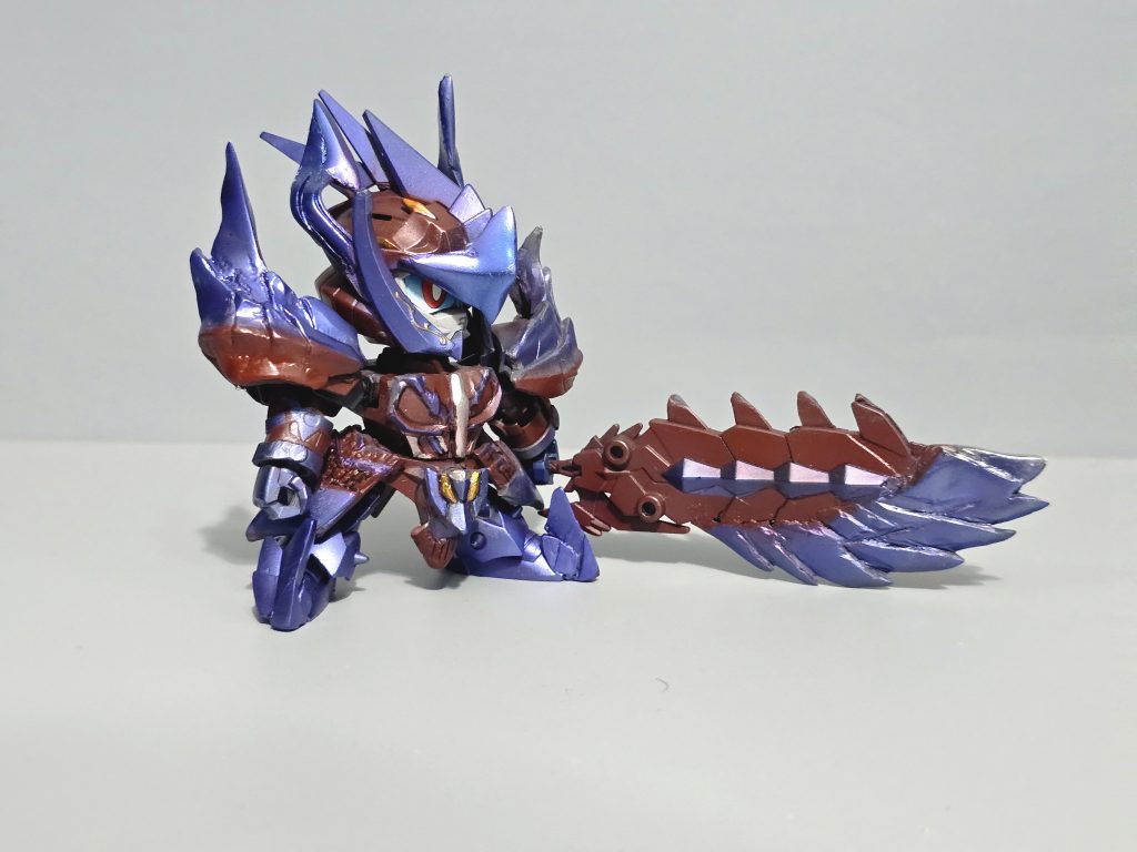 灼熱の刃 ディノバルドハンター ゼロガンダム–2枚目/制作者：昨日の 🎈W