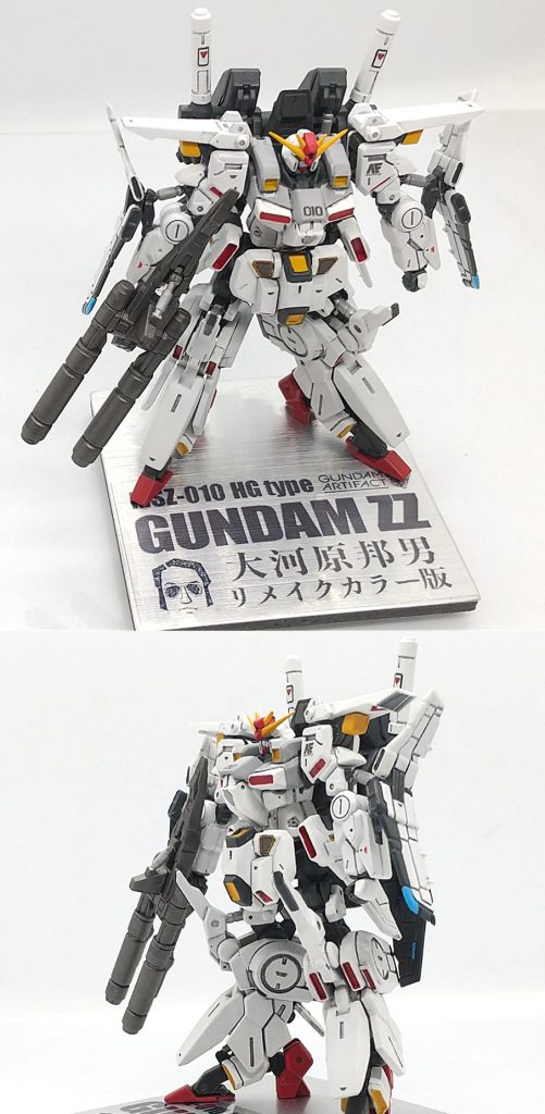 改修塗装完成品 ΖΖガンダム大河原邦男リメイクカラー版–5枚目/制作者：ランゼル