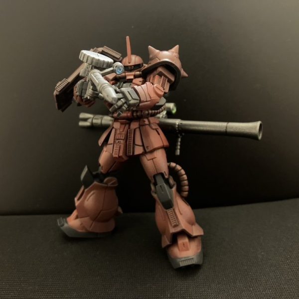 カプセルアクション　シャア専用ザク　