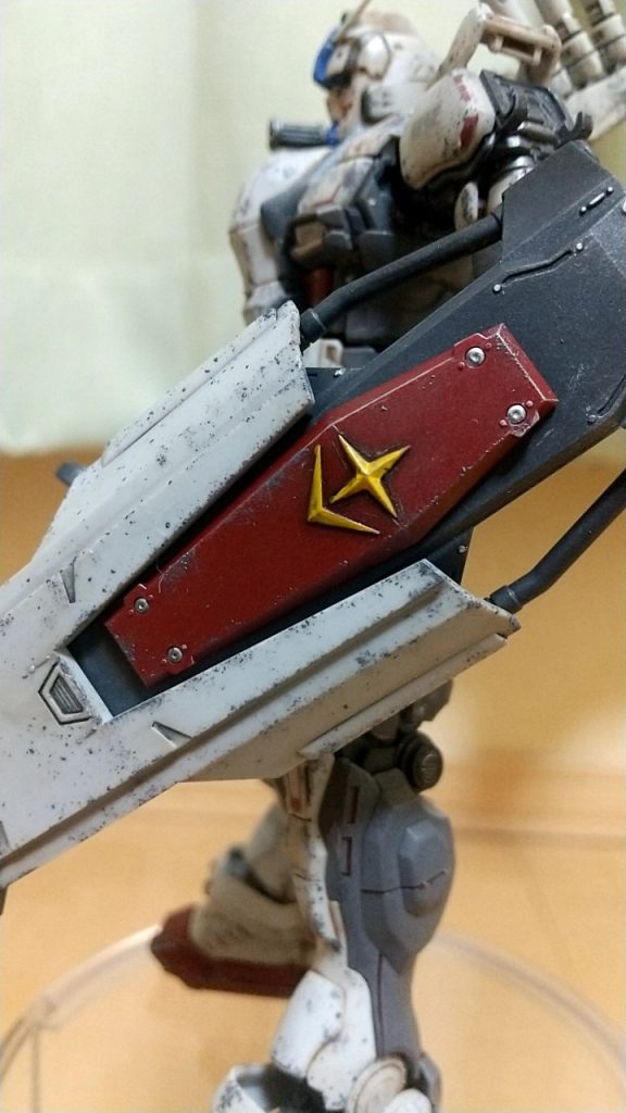 いつものスポンジチッピング塗装とドライブラシと汚し塗装です