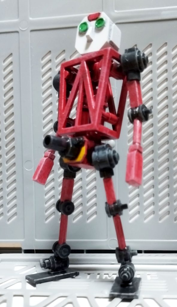 後に量産化されたものとはキャノン砲の位置が異なる