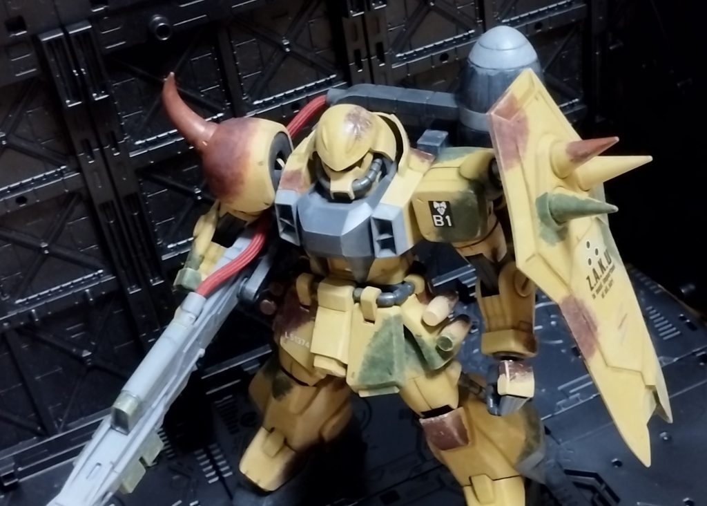 ガナーウィザードとシールドが重くて自立させるのが大変です