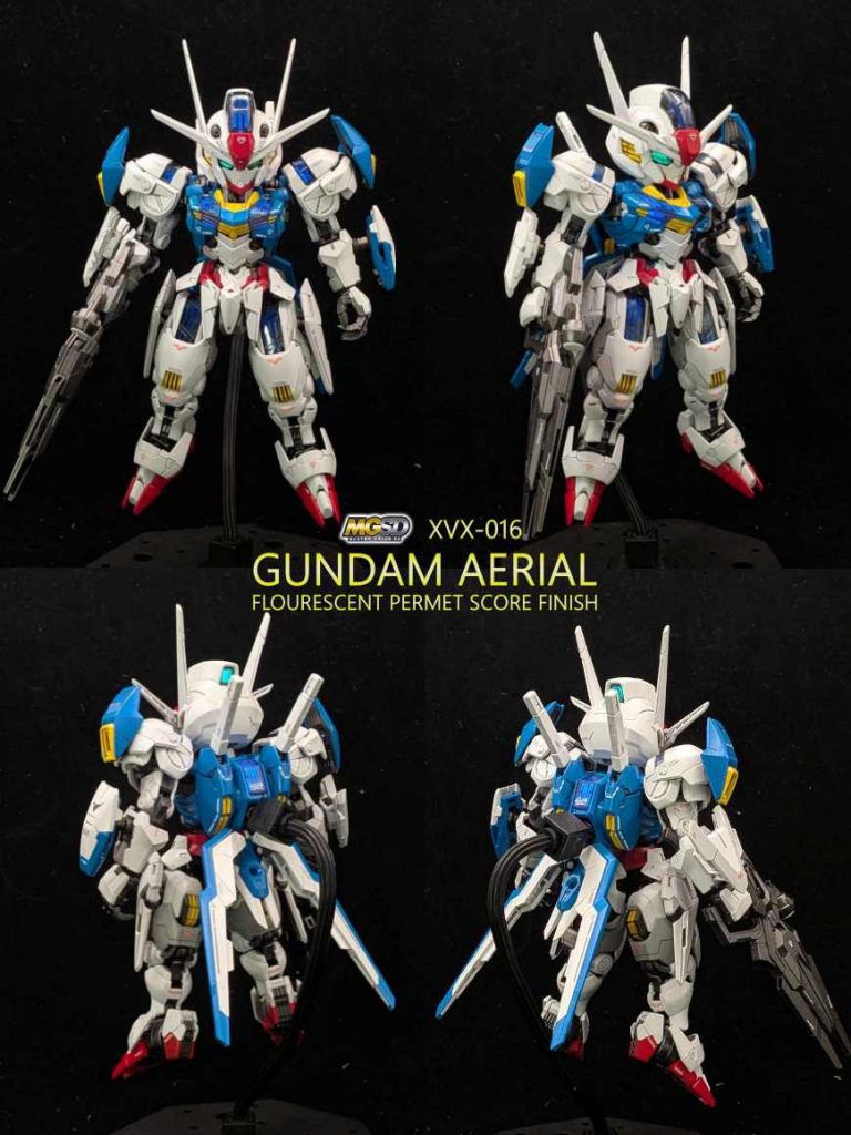 MGSD ガンダムエアリアル パーメットスコア蛍光発色–4枚目/制作者：しうまい
