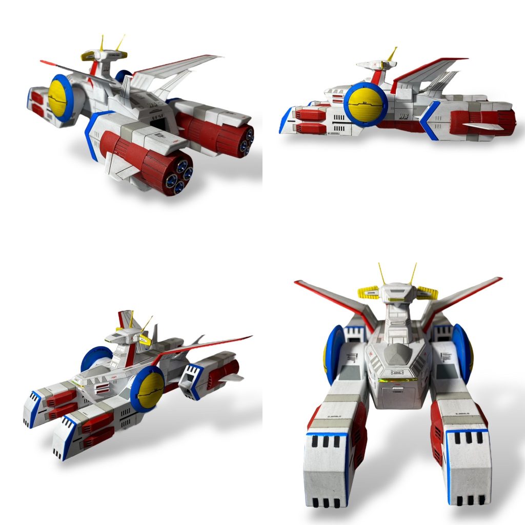 旧キット1/1200ホワイトベース–3枚目/制作者：丸五ワークス