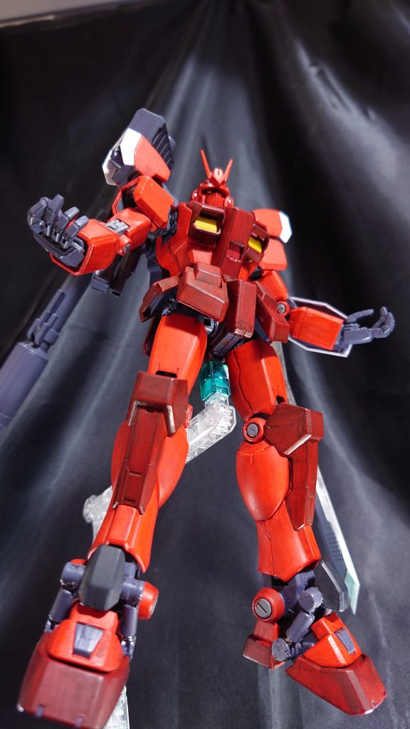 アメイジング レッドウォーリアといえばこのポーズと構図ですよね。  