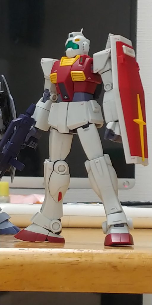 改修前の状態。足首が小ぶりに思えました。