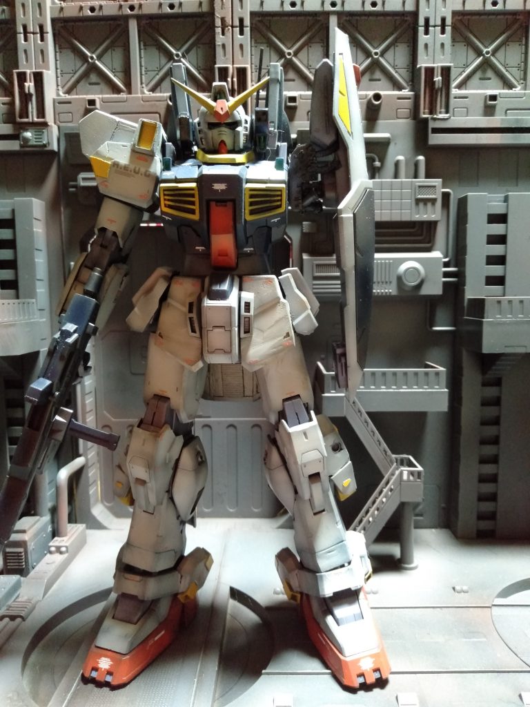 エマ・シーン中尉最後の出撃は再現しないとと想い、ジャンクパーツとプラバン等で創りました。