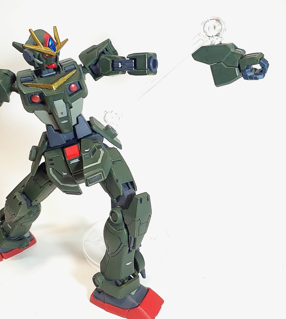 ロケットパンチも再現腕はコアガンダム2とそのアーマーなので