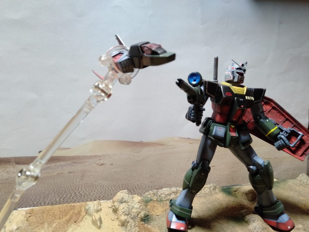 コア・ファイターも旧1/100リアルタイプガンダムの塗装に準じて、今のキット用にアレンジしてます。
