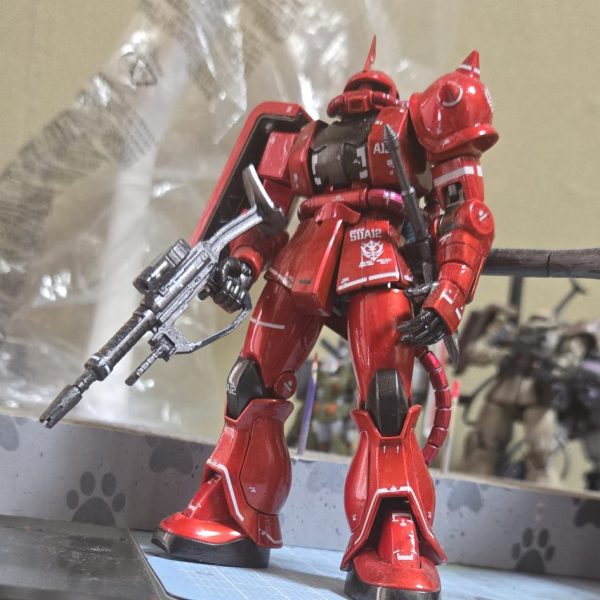 Hgシャー専用ザクIIリバイブ版です。