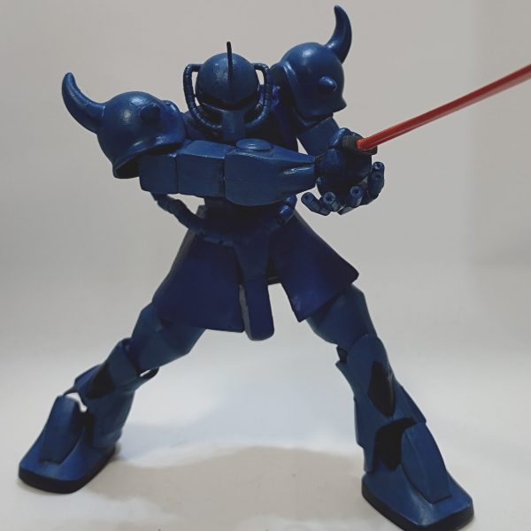 旧キット1/144グフ フル可動 〜ドキッ!?ヒラヒラスカートは禁断の味?〜