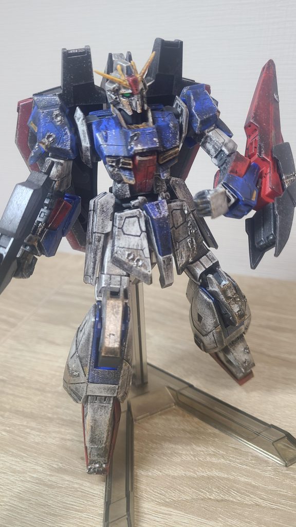 HGゼータガンダム　汚し&ダメージ加工–2枚目/制作者：まろすけ