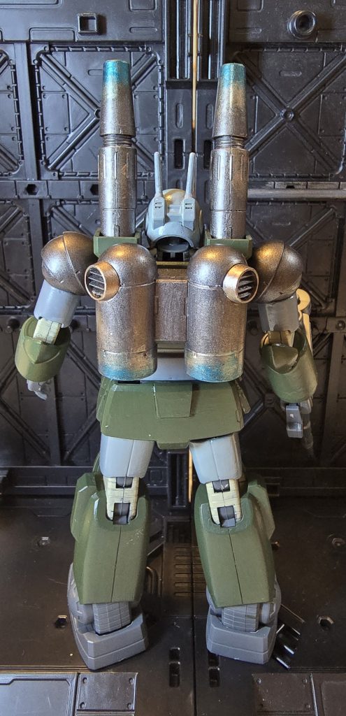 熱を帯びるところは青焼け表現。 