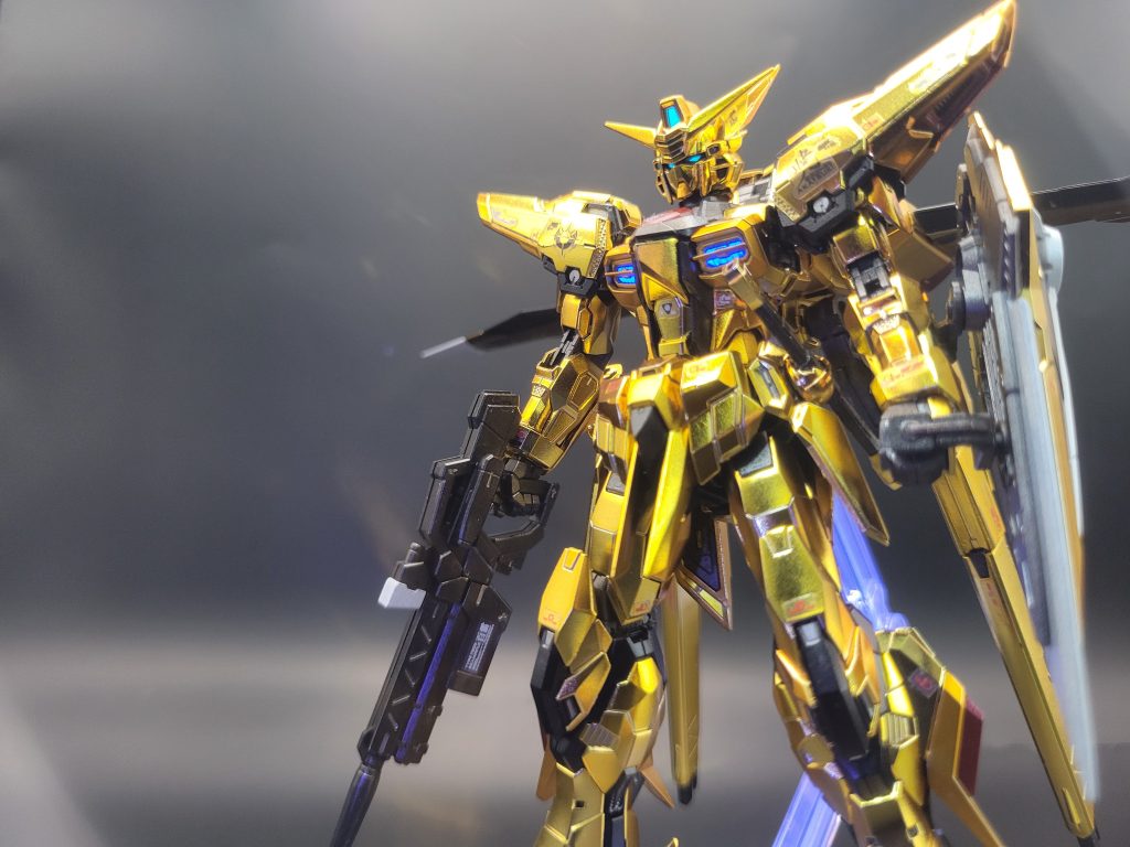 ご覧頂きありがとうございました。ガンプラはじめて完成2作品目！内部フレームの色分け等、いろいろと楽しいキットでした！