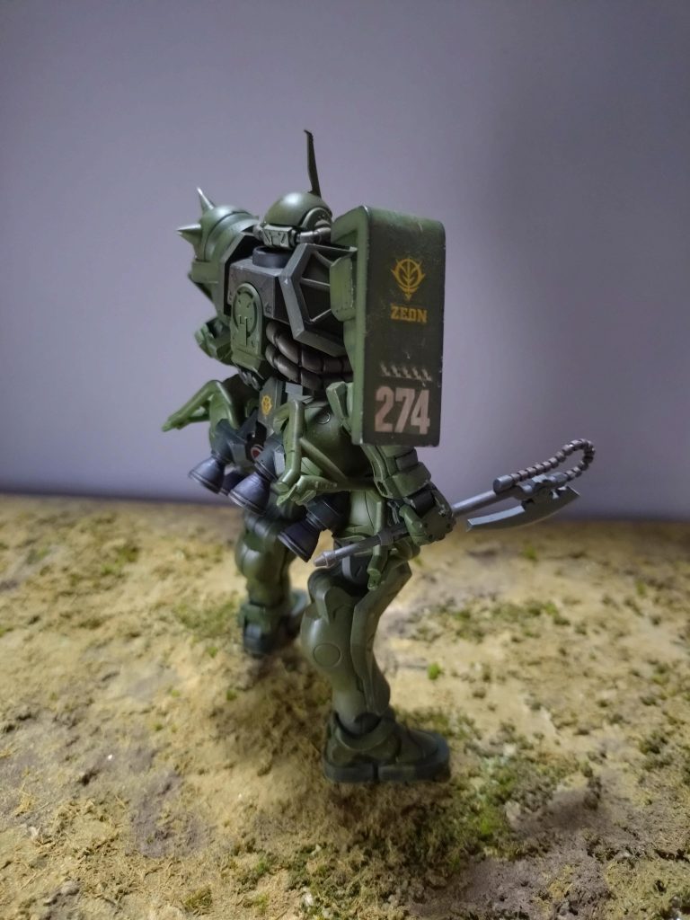 もう少し背面にもデカール貼っても良かったかもですが手持ちで合いそうなものが無くて断念しました。