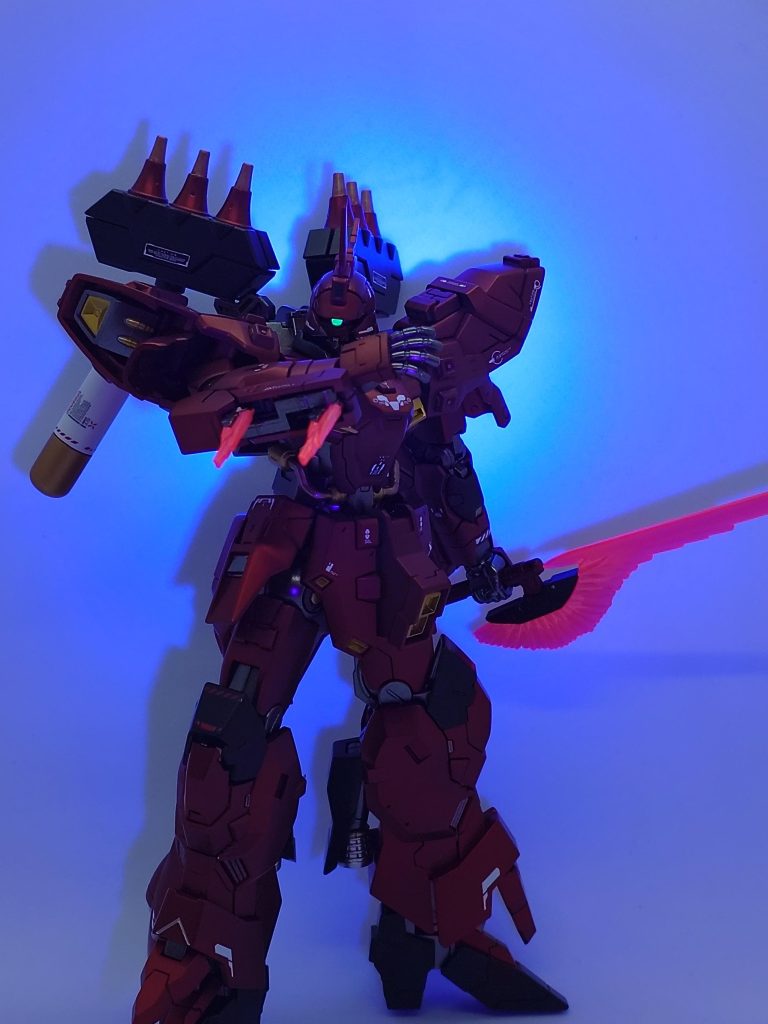 バタフライエッジとビームトマホークは軽くグラデ付けして、最後にパールコードで粒子感を出しました。良くわかりませんね。