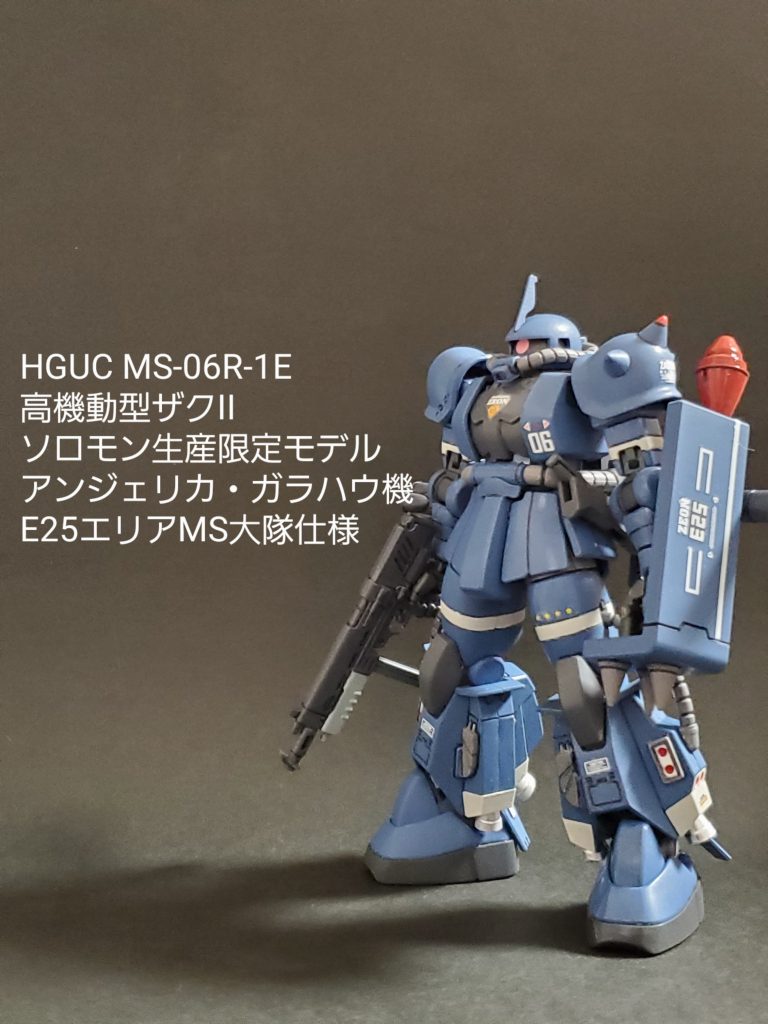 HGUC 高機動型ザクII 限定モデル (アンジェリカ・ガラハウ機)