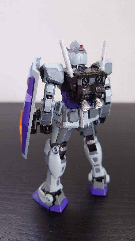 バックショットランドセルは黒鉄色、バーニアはシルバー塗装しました。この時はシルバーの塗装が下手で苦労しました。 最後まで見ていただきありがとうございました！