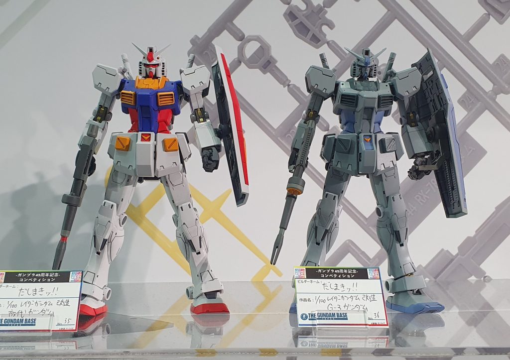 ガンダムベース東京に展示させて頂きました！