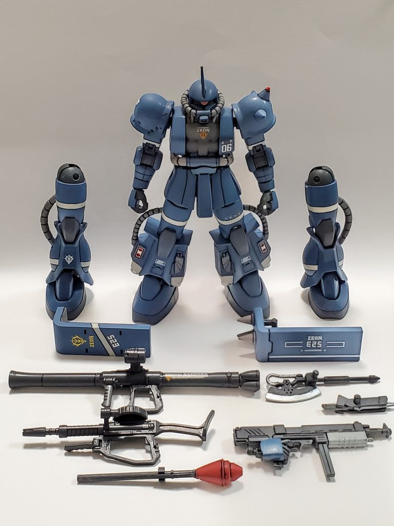 本日最後の1枚はリヴァイブ版ザクII コンパチブルセットです🙌🎵投稿2連続ザク制作となりましたが、ザクって何体作っても飽きない魅力がありますよねぇ~🤔✨今回も長い投稿、最後までご覧下さりありがとうございました。向こうの世界からキャラクターを連れてきた事により妄想が溢れかえってしまい読みにくかったと思いますが、楽しんで頂けたら幸いです😌☘️