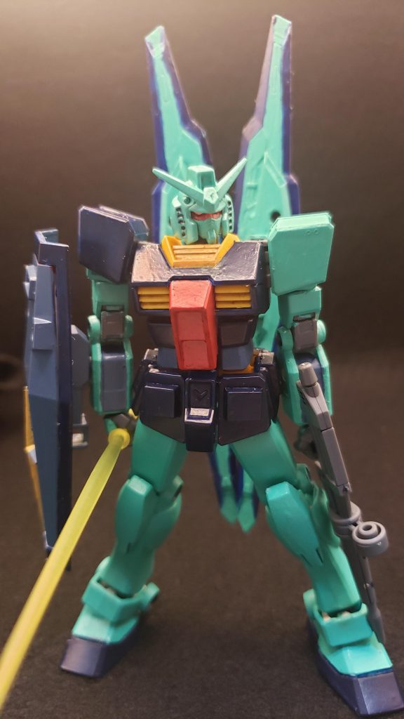 背中のバインダーは、悩んでいた所、ありがたいことに、ビルドパーツのバインダーガンが再販されたので、即購入なんとなく、イメージに近づけたと思います。