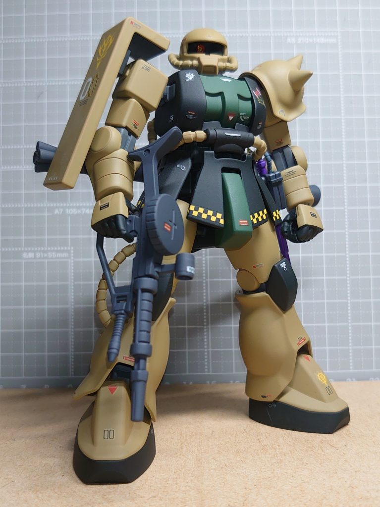 ブレニフオグス機。本当なら高機動なハズですが今までのMSVシリーズと同様に高機動に搭乗する前のわずかな期間に運用していた(妄想)としてます。w