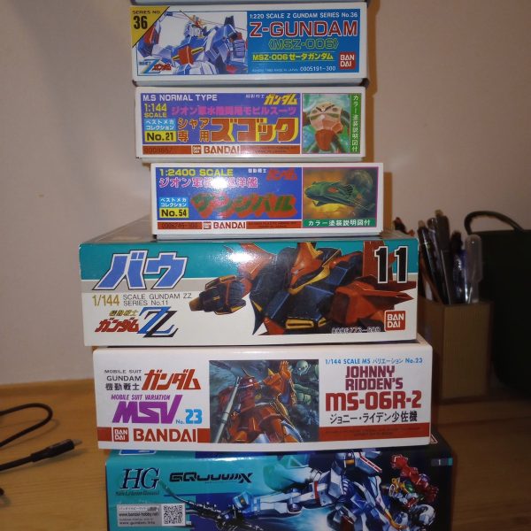 ガンプラブームの前に買った積みプラ