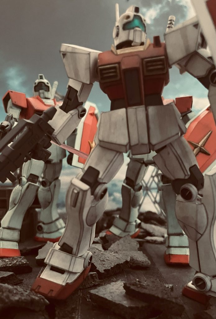 ジムⅡを前面においたバージョンとなります。