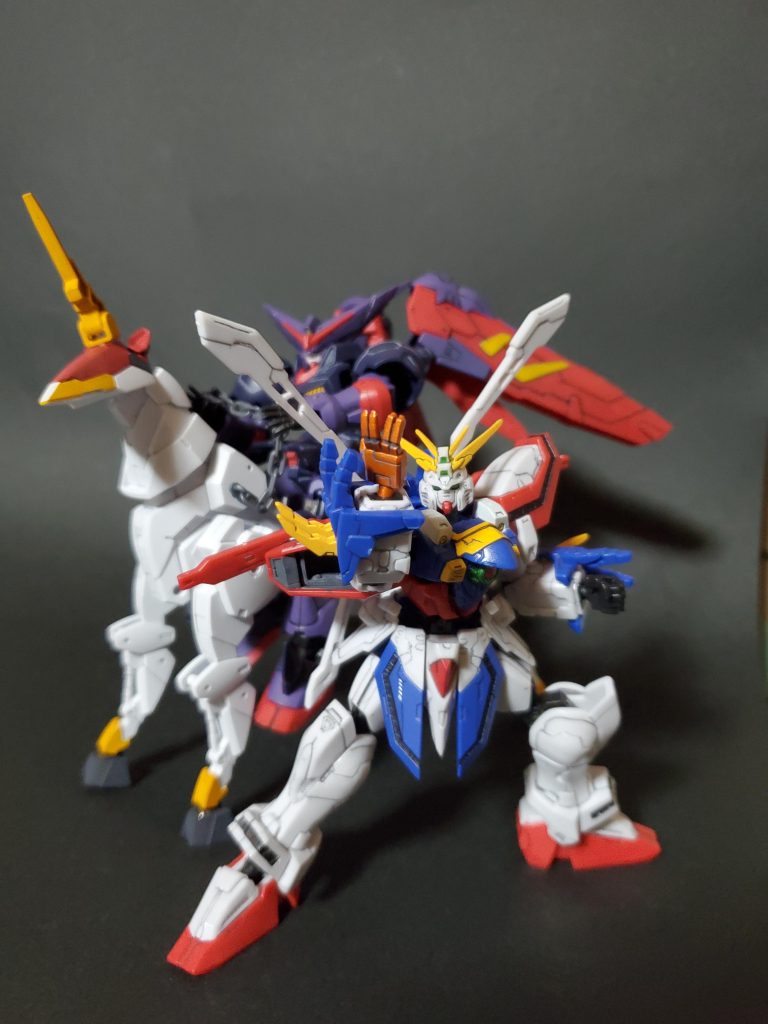 最後は師匠とどう見ても風雲再起にしか見えない愛馬とスリーショット。お目汚し失礼いたしました。