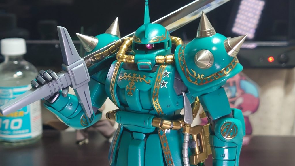 ドズル・ザビ専用ザクⅡ–4枚目/制作者：あれく myT 積みプラ崩したい