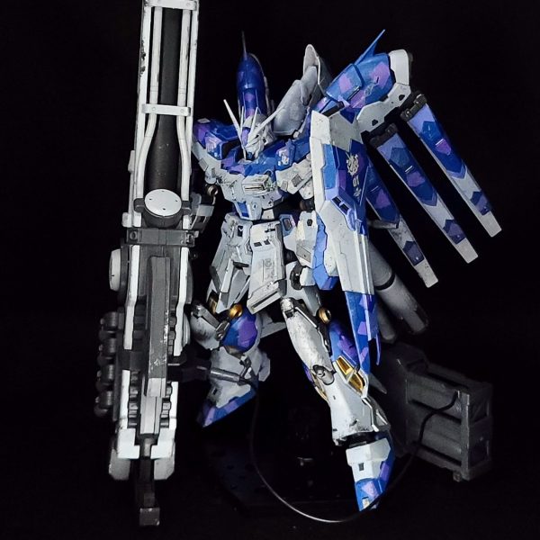 Hi-νガンダム スプリッター迷彩 ハイパー・メガ・バズーカ・ランチャー装備