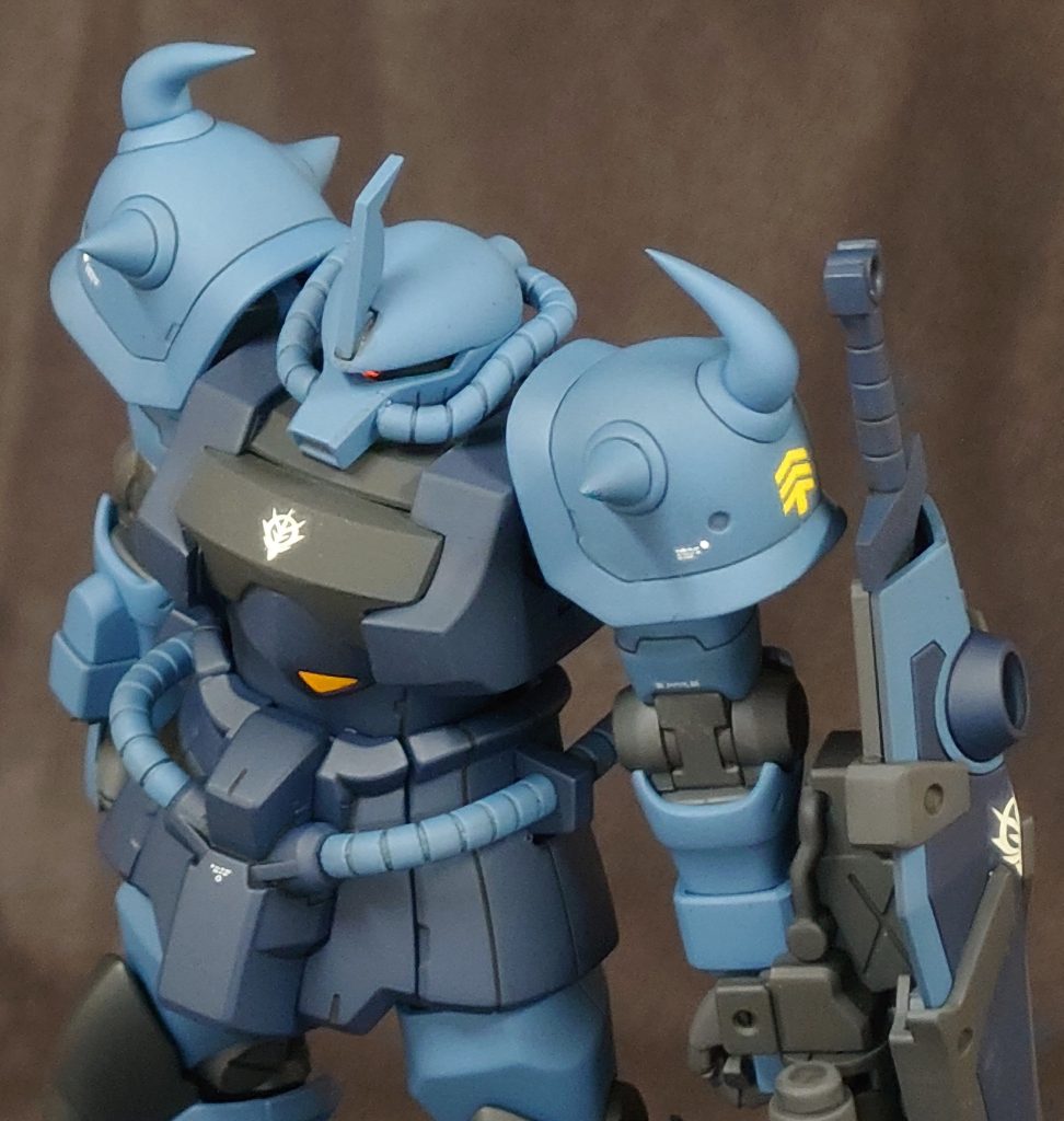 ジオンのMSは多少の使用感あった方が好きです。なので、この後軽くウェザリングをする予定です。