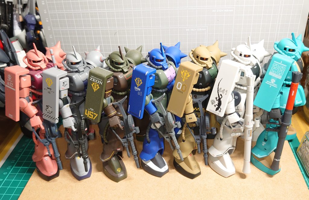 マツナガ ライデン 黒星は高機動で製作してあるのですが、ここまでしたらS型で製作したいです（´ 3｀) 