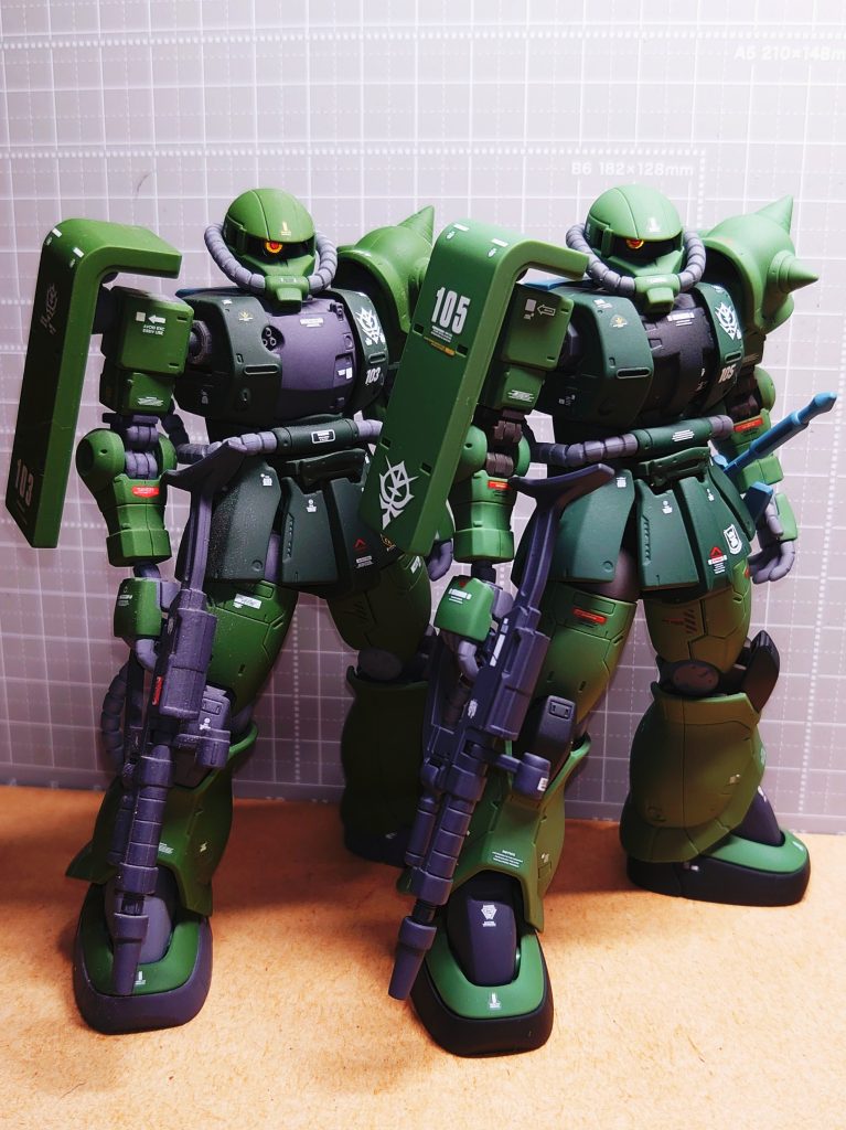 2年くらい前に製作した「103番」と。