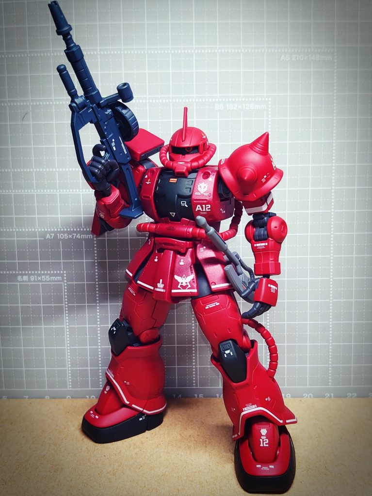 プロポーションその他は、触ってないです。カラーだけピンクから変更してます。