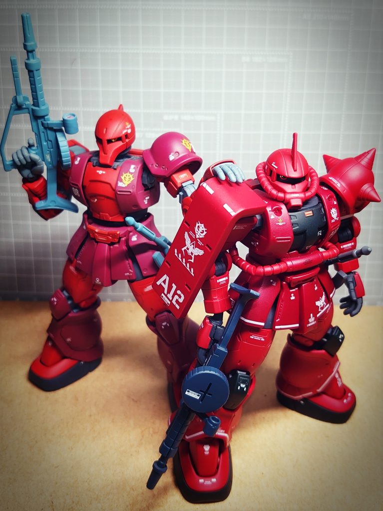 以前に作った1型と。