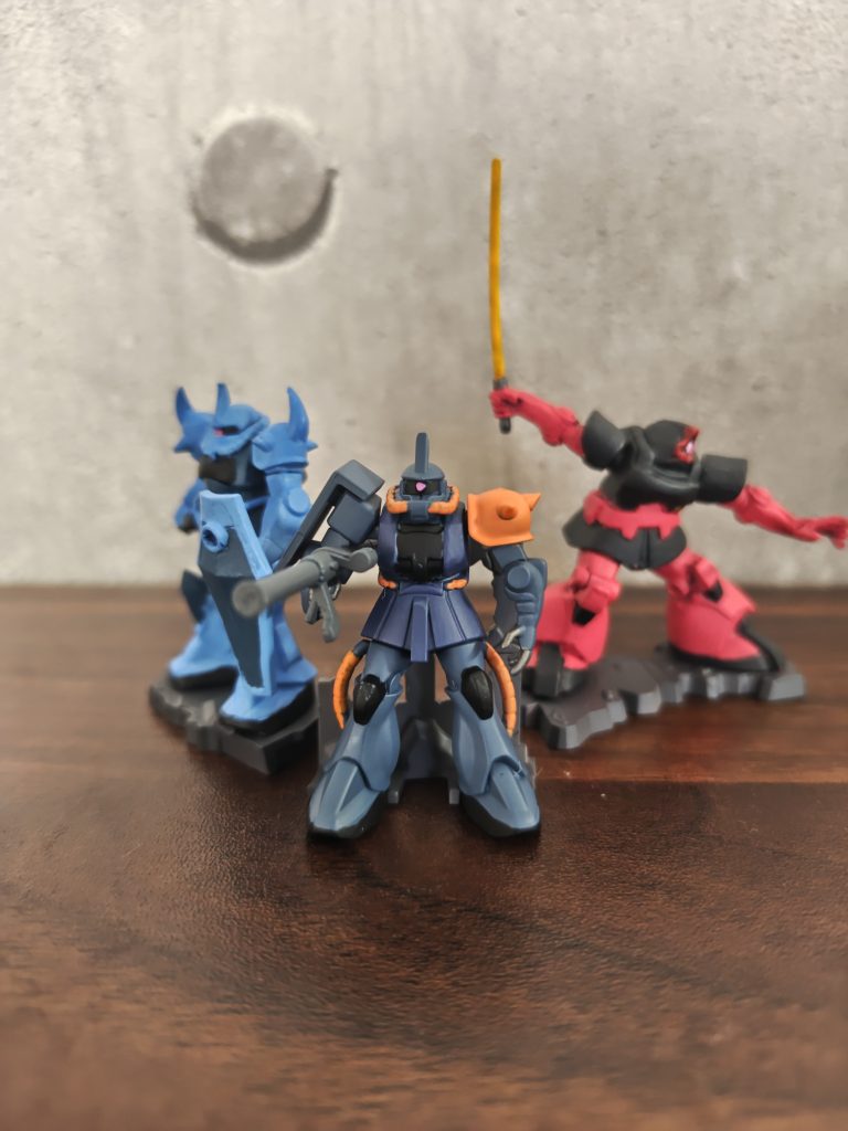 チョコサプ　ザク　ドム　グフ