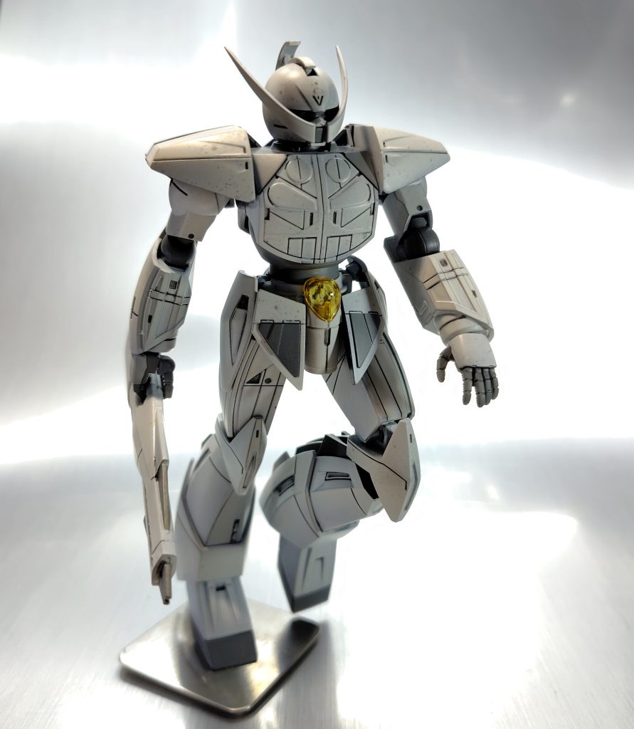 ポスター絵の方向からはいい絵ですが他の角度から見ると左手足が一緒に出ててチトおかしー気がします。